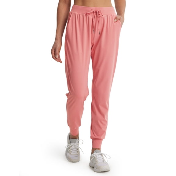 MASKERT Women's Jogger Pants - Lightweight Casual Athletic Pants with Pockets Multiple Sizes Available Light Rose Pink