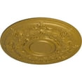 thumbnail image 3 of 29 1/4"OD x 2"P Darnay Ceiling Medallion (Fits Canopies up to 7 1/4"), Hand-Painted Pharaohs Gold, 3 of 6