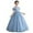 Light Blue, variant on WMQPNNS Flower Girls Dress Sparkle Tutu Dress Girls Dresses Cold Shoulder Long A Line Wedding Party Ball Gown Girl Clothes, Dress for Age 9-10 Years, Light Blue