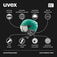 thumbnail image 5 of Uvex Instinct Visor - Adjustable Ski & Snowboard Helmet with Integrated Visor for Women & Men - Proton Matte - Medium, 5 of 9