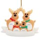 thumbnail image 1 of Adornos Colgantes Para Árbol De Navidad 2021 Con Cordón Fawn Family 2-6 Personas Diy Nombre Bendición Colgante Regalo Para Amigos O Familiares Kearding AP006895-04, 1 of 6