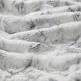 thumbnail image 4 of Home Essence Aina Oversized Faux Fur Throw, 60x70", Grey, 4 of 5