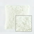 thumbnail image 2 of Lush Decor Emma Faux Fur Decorative Pillow Cover White Single 20X20, 2 of 9