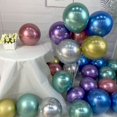 thumbnail image 4 of Globos de metal de 5 a 18 pulgadas para fiestas de cumpleaños, globos de látex de metal cromado, globos inflables metálicos para ceremonias de boda, 4 of 5