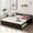 Espresso, variant on Gewnee Wood Twin Size Daybed,Convertible Daybed with Double Trundle for Kids,Espresso
