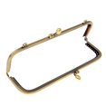 thumbnail image 1 of Rongfmy Metal Purse Bag DIY Craft Frame Kiss Clasp Lock Accessories 20cm, 1 of 7