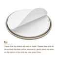 thumbnail image 4 of Uxcell Furniture Sliders Plastic Self-adhesive Round Sliding Pads for Carpeted Tile Vinyl Hardwood Floors 2 1/2" 16Pcs, 4 of 6