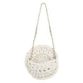 thumbnail image 1 of Cesta de planta colgante Uxcell, macetas colgantes de 4 pulgadas de diámetro para interiores y exteriores, blanca, 1 of 1