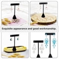 thumbnail image 5 of 3 Pcs T-shaped Earring Holder Dresser Decor Necklace for Jewelry Bracelet Stand Hanger Organizer Earrings Single, 5 of 6