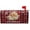 Red, variant on Christmas New Year Magnetic Mailbox Cover Buffalo Plaid Santa Mailbox Covers Magnetic Mailbox Wraps Post Letter Box Cover Garden Standard Size 21 X 25 inch