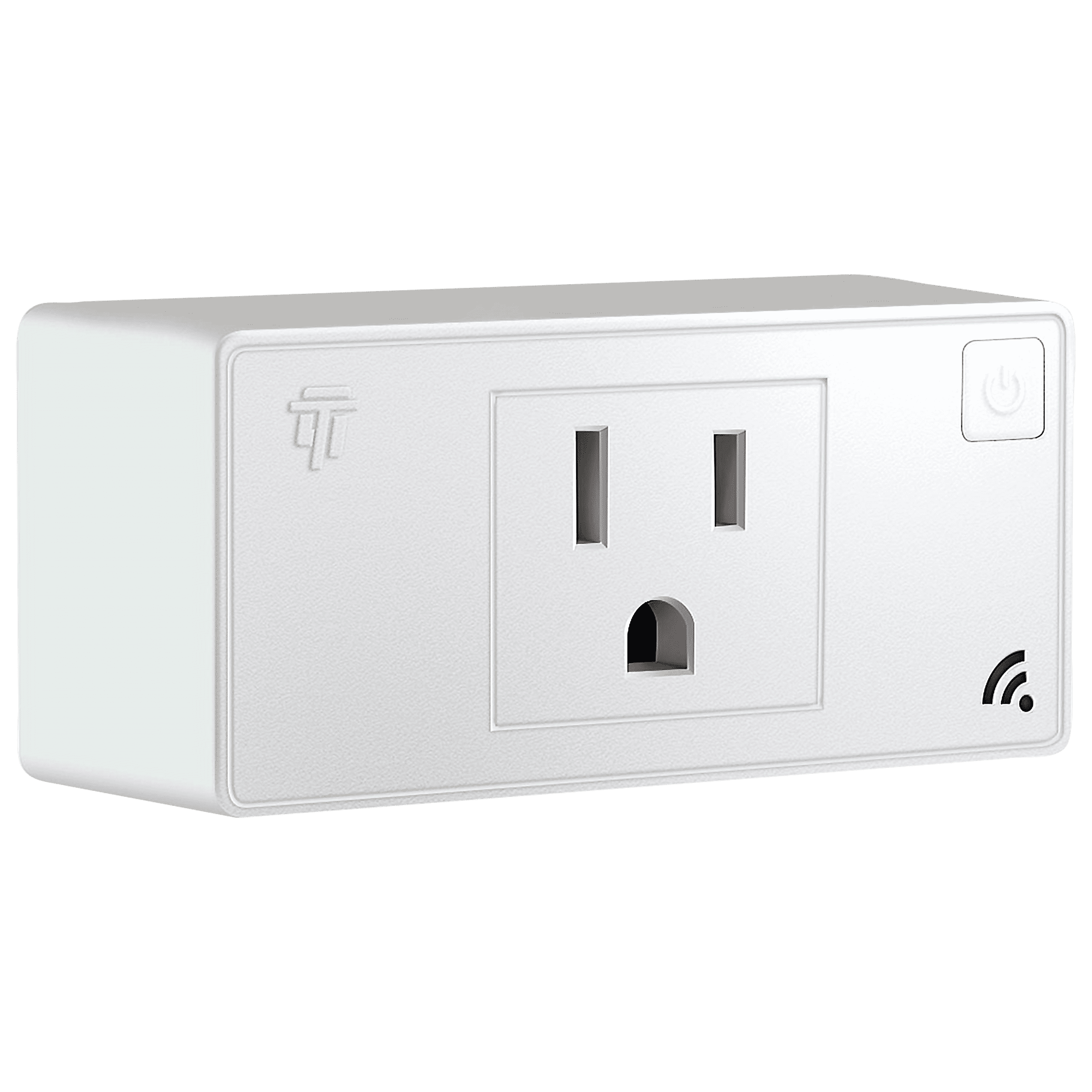 Top Greener Mini Wi-Fi Smart Plug with Energy Monitoring 120V 10A No Hub Required White