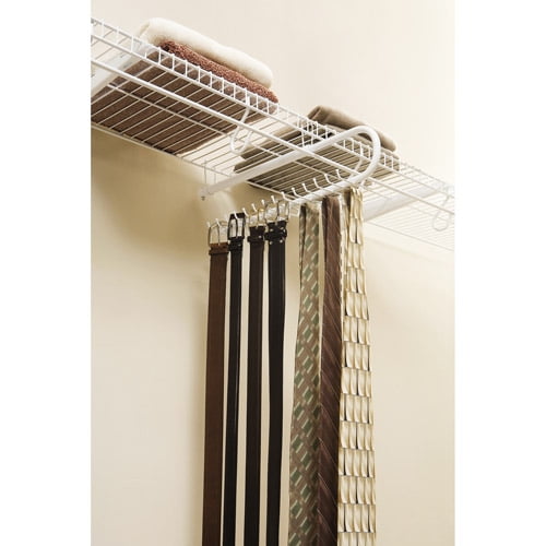 Rubbermaid, FastTrack Closet Organization, Sliding Tie and Belt Holder