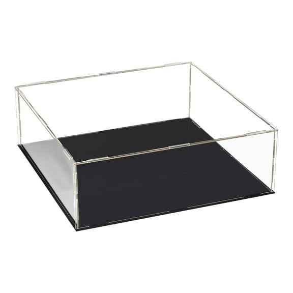 Uxcell 12.2''x12.2''x4.3'' Display Case Box Cube Acrylic Clear