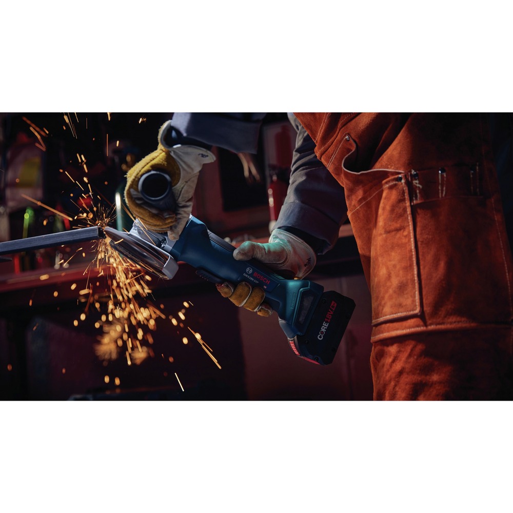 Restored Premium Bosch GWX18V-10PN-RT 18V Brushless Lithium-Ion 4-1/2 - 5 in. Cordless X-LOCK Angle Grinder with No Lock-On Paddle Switch (Tool Only) (Refurbished)