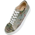 thumbnail image 4 of Dogo Vegan Leather Sneakers for Women - Handmade and Unique Fashion Sneakers for Women, Lago di Como Design, Size 8, 4 of 5