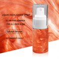 thumbnail image 1 of Xihbxyly oferta de hoy Acetate corporal moda, líquido reparador facial y corporal, iluminador, brillo cosmético líquido facial y corporal, suave sin estimulación, 30 ml, 1 of 3