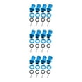 thumbnail image 4 of relayinert 4Pcs 17mm Roue Moyeu Adaptateur Conversion Extension Montage Sans Couture Bleu 31mm 3Set, 4 of 6