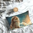 thumbnail image 5 of Sikiie Starry Sky Cloud Cute Rabbit Pillow Covers, Throw Pillow Case Cushion Covers,Cushion for Bedroom,Couch,Home-16"x24", 5 of 6