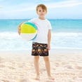 thumbnail image 6 of joogoo Skull with Flame Boys Swim Trunks Beach Swimsuit Shorts Boxer 5-6T, 6 of 8
