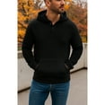 thumbnail image 6 of Men's Waffle Knit Thermal Pullover Hoodie (S-3XL), 6 of 7