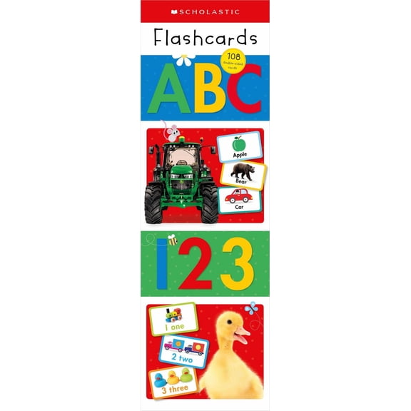 ABC and 123 Flashcard Double Pack: Scholastic Early Learners (Flashcards) (Hardcover)