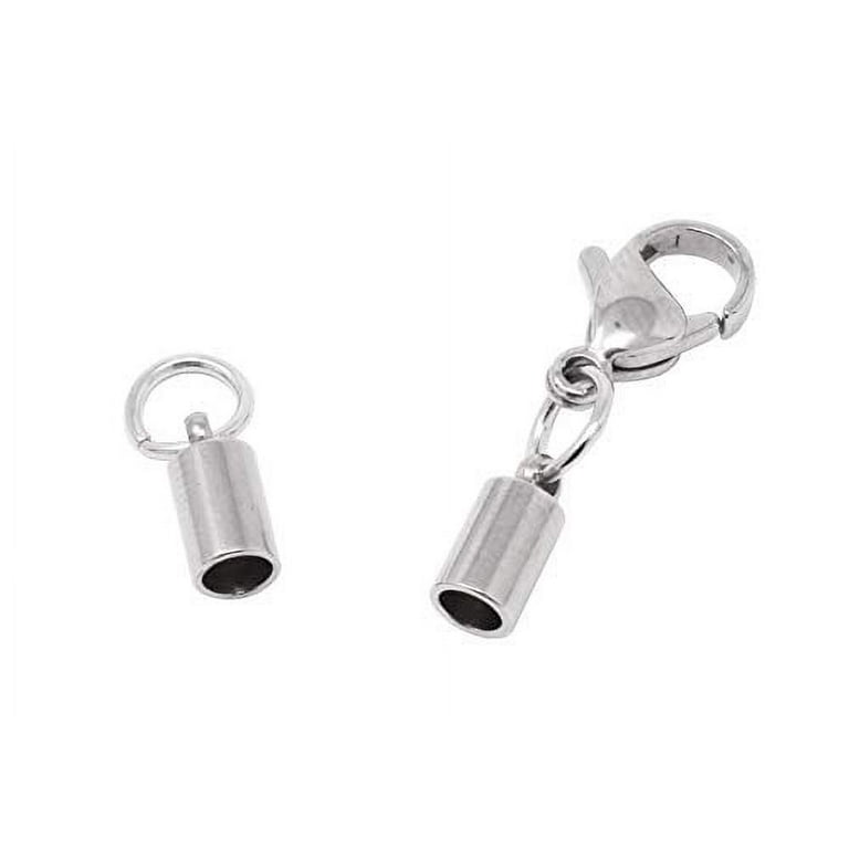 Cord End Cap for Jewelry Making, Kumihimo End Caps 3mm 25 Sets