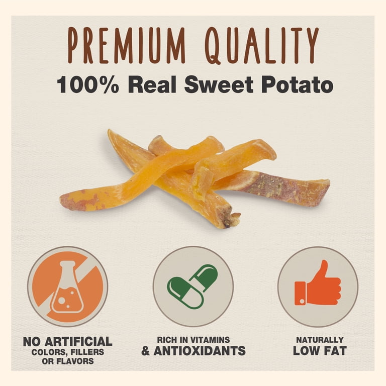 Cadet Gourmet Sweet Potato Fries Dog Treats, 1 Pound photo 2