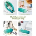 thumbnail image 6 of 2 Pcs Silicone Pencil Case Pencil Pouch,Colorful Portable Pen Bag Waterproof Stationery Storage Bag with Zipper,Stylish Makeup Bag for Pen Pencils Markers Cosmetic, 6 of 6
