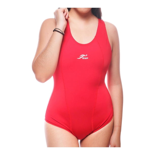 Traje de baño SWF Mujer PBT Rojo Natación SWF022