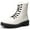 White, variant on ICHIGO Women's Combat Boots Lace-up Girls Ankle Booties