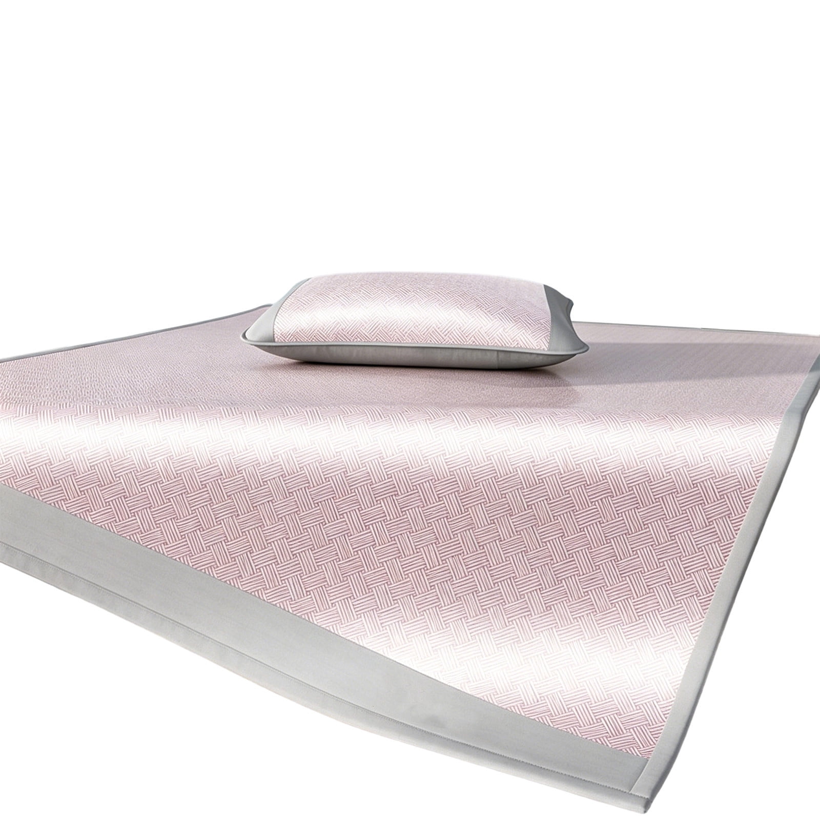 Ice Silk Fitted Bed Sheet - Cooling Mattress Cover for Summer - Soft Foldable Bed Protector - Breathable Polyester Sheet for Crib, Twin, Full Bed - Machine Washable Bedding for Home, Dorm, Guest Room