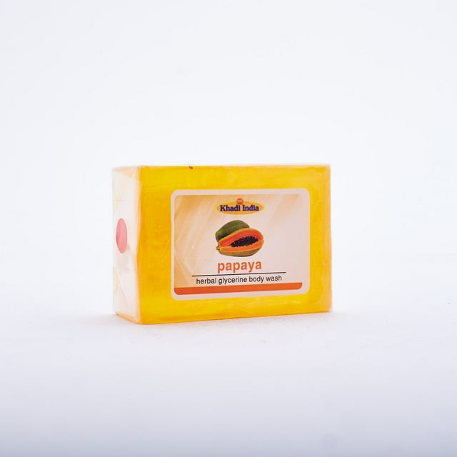 Khadi India Savon à la Papaye, 125 g Chacun (Lot de 2)