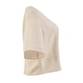 thumbnail image 4 of Blusa George para Mujer,Manga al Codo Escote V y Aletilla Funcional Blanco Talla M, 4 of 4