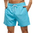 thumbnail image 1 of Pantalones cortos de playa para hombre, bañador con cierre elástico, secado rápido, bolsillos con cremallera Fivean unisex, 1 of 2