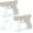 2Packs transparent pistol display rack, variant on IULAVP Acrylic Display Pistol Rack-Adjustable Pistol Stand,Transparent Pistol Holder for Hand Gun,Portable Gun Rack for Gun Safe Hidden Gun Storage,Gun Holder Pistol Accessories-7.5x2.75x4.75