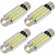 thumbnail image 1 of 4 unidades C5W LED Anti-Fehler Weiß 41 mm 3014 Glühbirnen 30SMD Festoon Dome Auto-Innen-LED-Light 211-2 578 DC 12 V 6000 K, 1 of 5