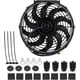 thumbnail image 1 of Ventilador de refrigeración ultradelgado de alto rendimiento para espacio libre en el compartimiento del motor, radiador flexible de 12 pulgadas con empuje y tracción y cojinetes de bolas sellados de, 1 of 5