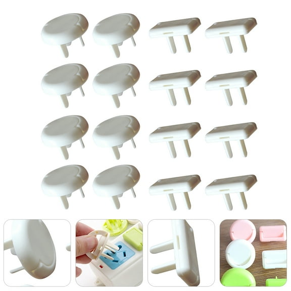 KAKOWELY 60pcs Electric Outlet Plug Covers Safety Socket Protector Caps For Home Use Easy Installation For Bathroom
