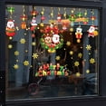 thumbnail image 1 of Pegatinas navideñas, decoraciones para centros comerciales, pegatinas para ventanas de vidrio, diseño de escena, pegatinas estáticas de PVC, pegatinas de pared, flores para ventanas, 1 of 1