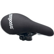 Mongoose BMX Saddle, Stitched Gray