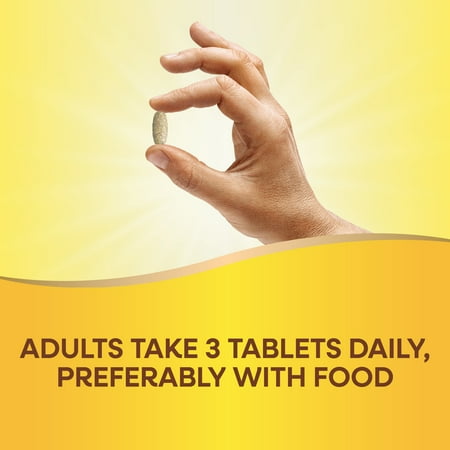 Alive! Max3 Daily Multivitamin Supplement with Iron, Max Potency, 180 Count