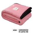 thumbnail image 3 of XYAIYT Velvet Wrapped Throw Blanket Soft Plush Fleece Cozy Thickened Warm Lightweight Breathable Super Soft Relaxing Relaxed for Couch Bed Living Room Adults Pets Gift 47.2x78.7in Pink, 3 of 6