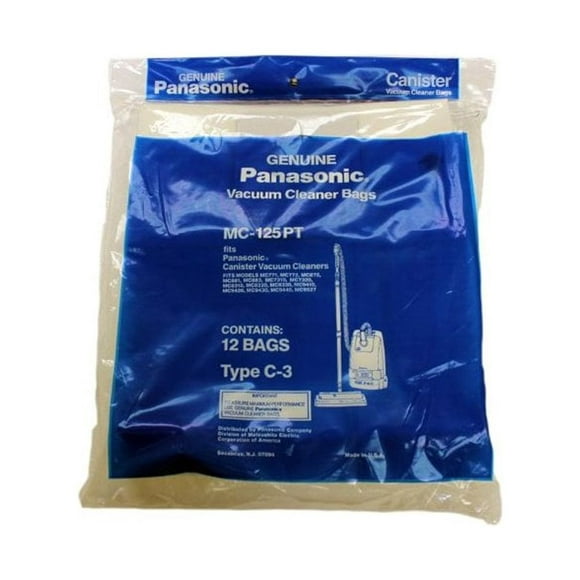 Compatible with Panasonic 12 Canister Vacuum Bags