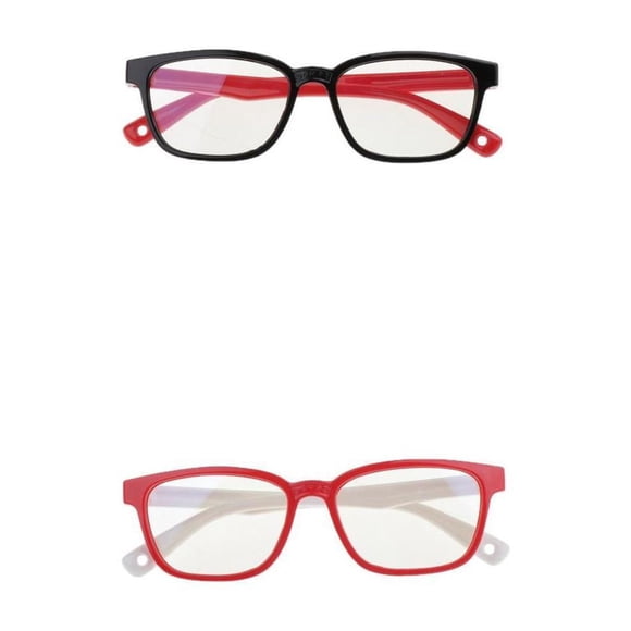 Gafas para Niños con Montura de Silicona Suave Suave Anti luz de color azul Elegante para Niños - de 2