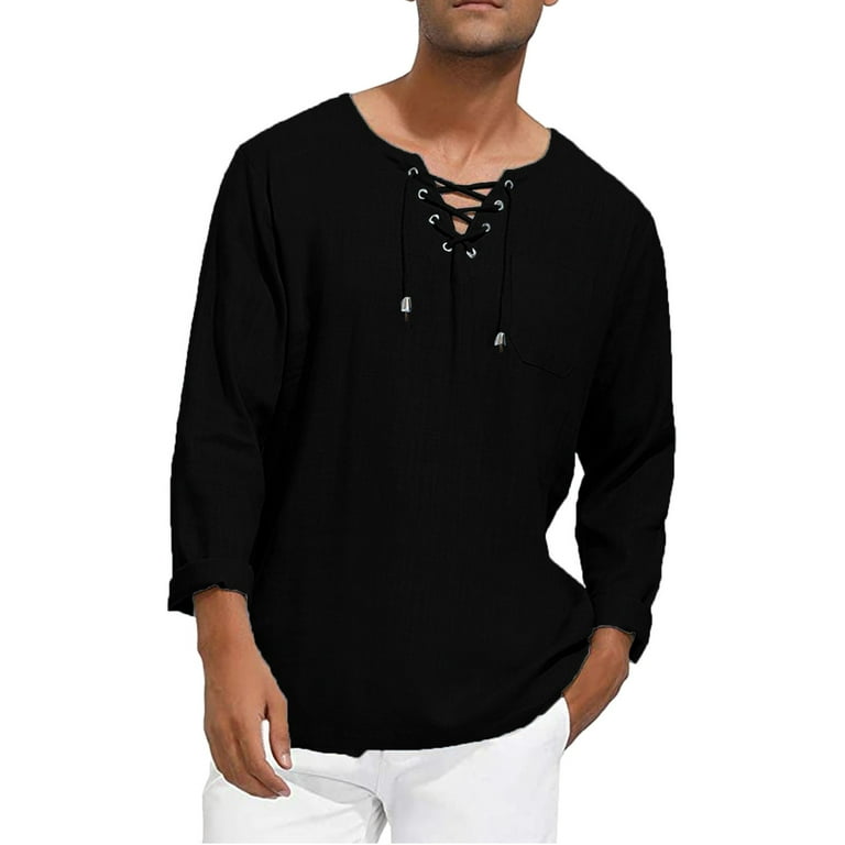 adviicd Big And Tall Shirts For Men Lightweight Moisture Wicking Long  Sleeve Fishing Shirt with UPF 51 Black 2XL