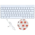 thumbnail image 2 of Mechanical Keyboard, Ergonomic Layout Wired Mechanical Keyboard 64 Key RGB Backlight  for Office Blue Switch,Linear Action Switch,Red Switch,Brown Switch, 2 of 7