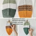 thumbnail image 5 of Fymlhomi Boho Leaf Wall Decor,2 Pieces Macrame Wall Hanging Feather Leaf, Woven Cotton Macrame Wall Ornaments with Wooden Bead, Small Bohemian Wall Pediments, 5 of 5
