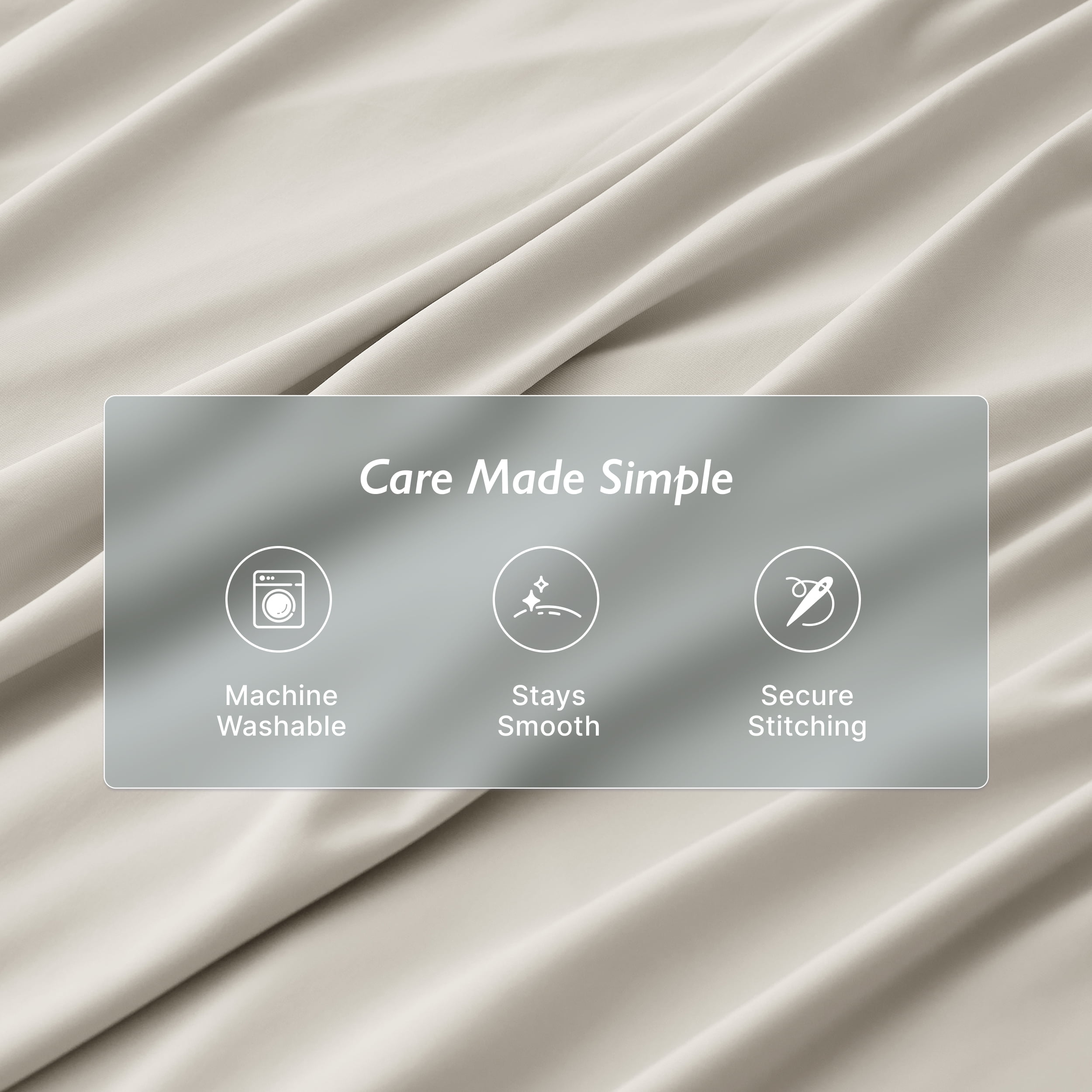 Breescape Essentials 4-Piece  B-Cool Cooling Bed Sheets Set, Taupe, King