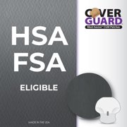 CoverGuard CGM Overpatch | Guardian 4 | Black Full Coverage Design| 25-Count | Waterproof Adhesive | Anti-Fray | Easy Application & Removal | Sensor Protection