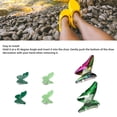 thumbnail image 4 of 6pcs Cute Stylish Shoe Clips Set, Handmade DIY Decorative Shoe Buckle Accessory Plastic for Sports Shoes, Sandals, Wristbands, 4 of 8